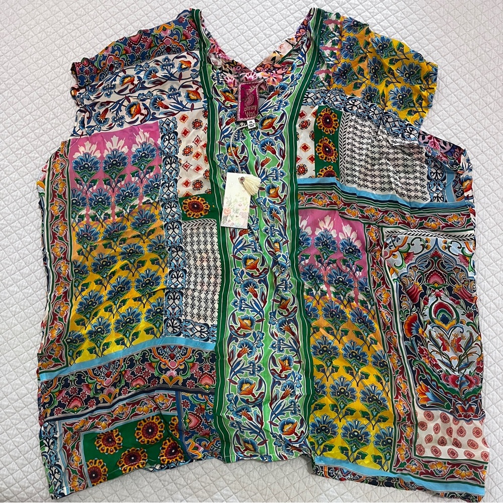 Johnny Was printed Alexandra Blouse